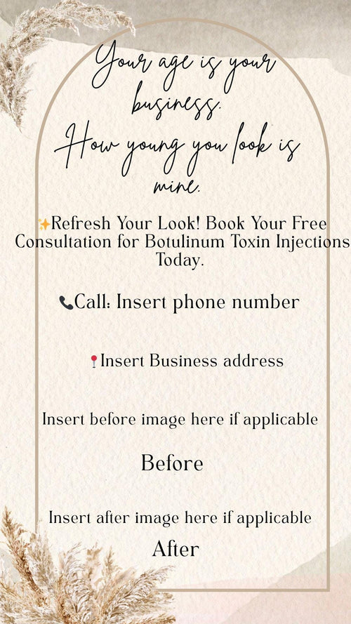 Botulinum Toxin Flyer Template